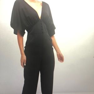 ASOS jumpsuit and Kimono Sleeve and button detail